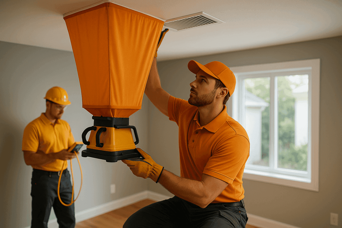 Air Balancing service by I.Z. Heating