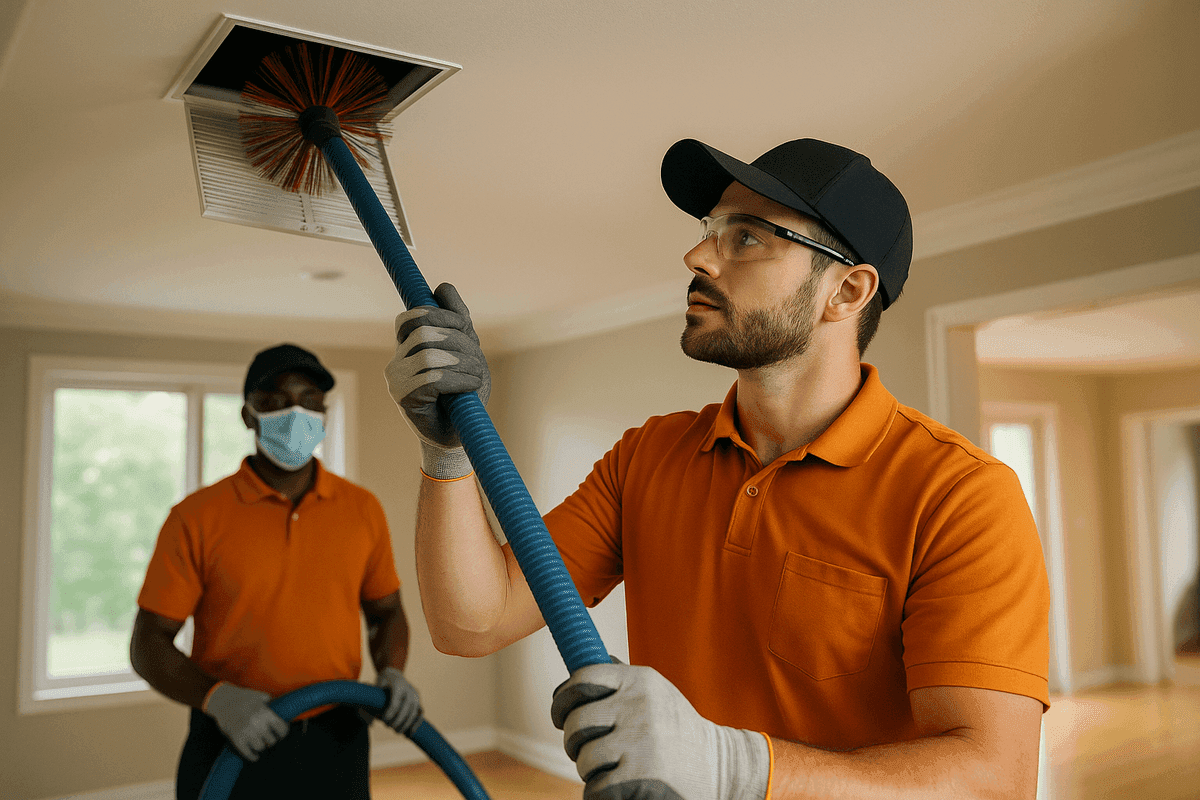 Duct Cleaning service by I.Z. Heating