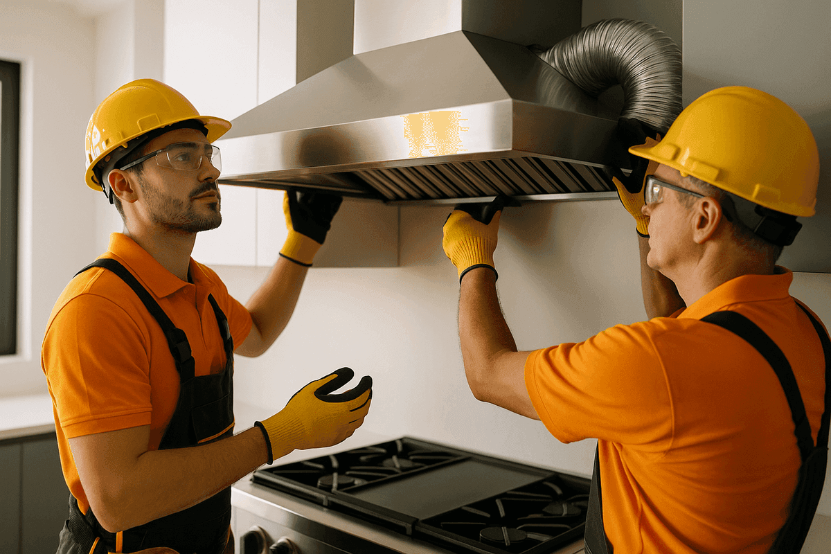 Hood & Exhaust Installation service by I.Z. Heating