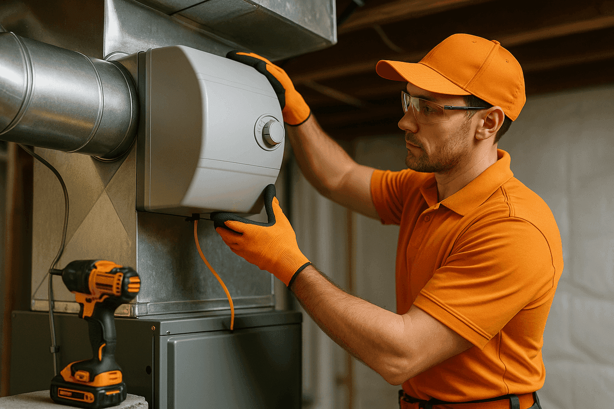 Humidifiers service by I.Z. Heating