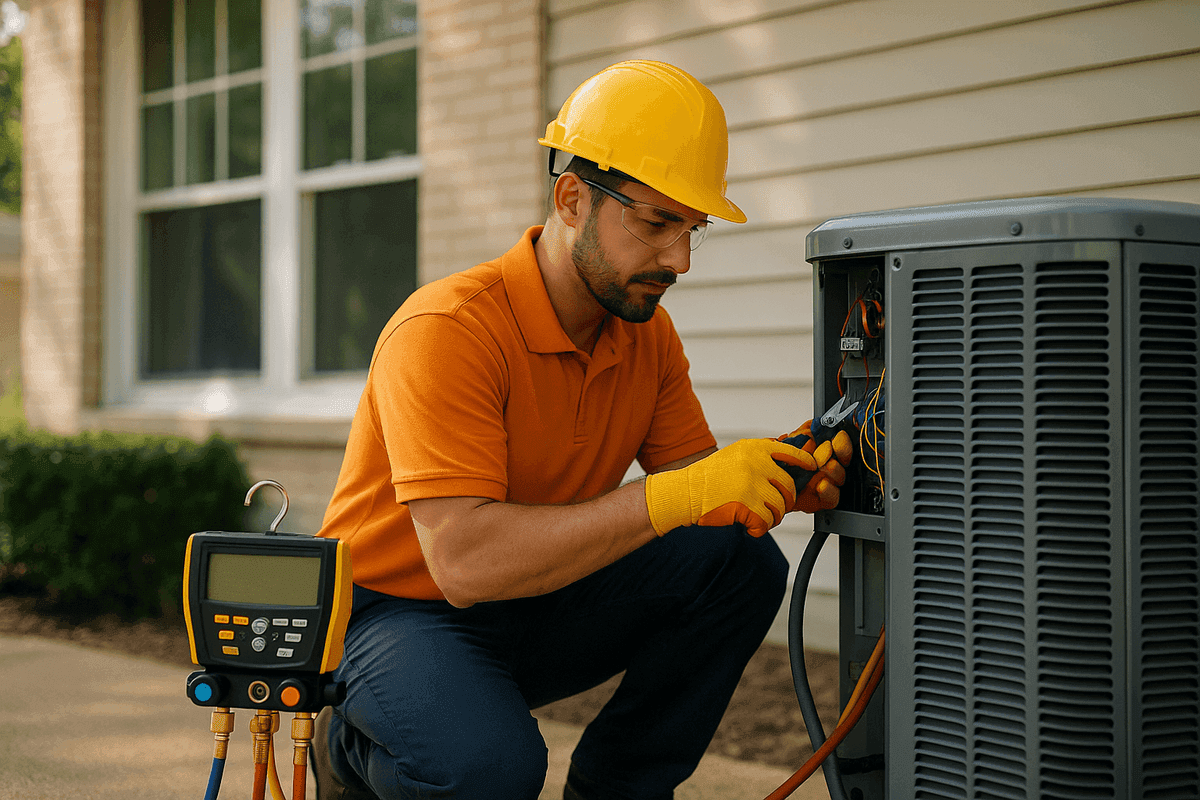 HVAC Repair service by I.Z. Heating