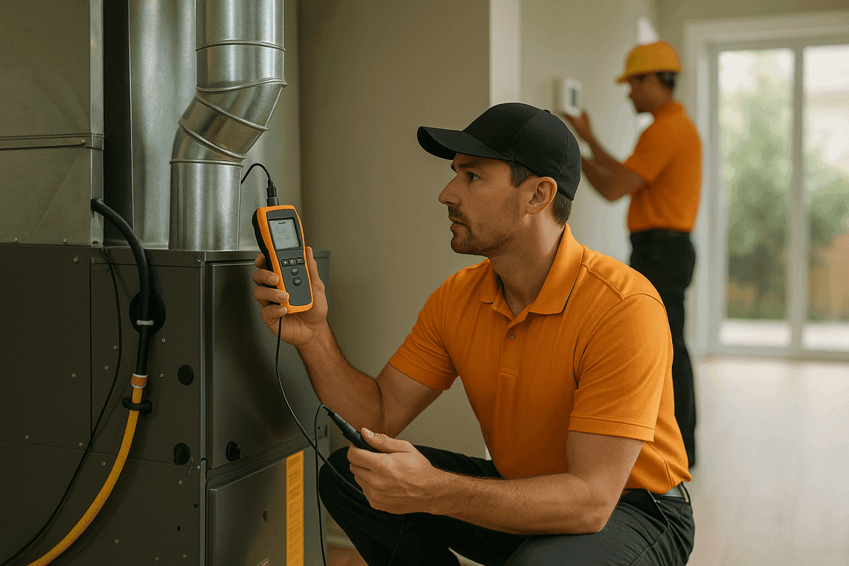 IAQ Testing service by I.Z. Heating