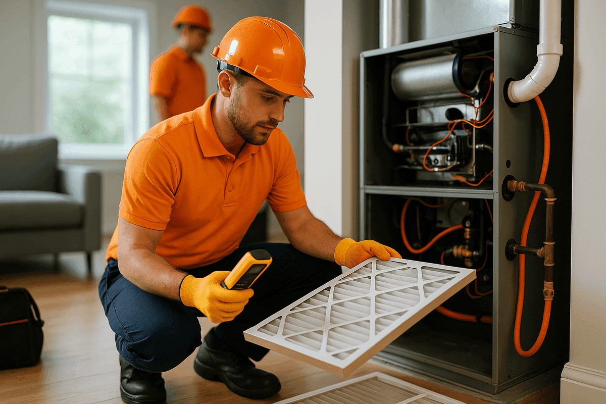 Indoor Air Quality service by I.Z. Heating