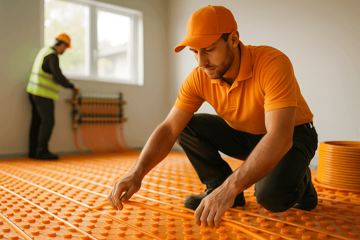 Radiant Heating service by I.Z. Heating