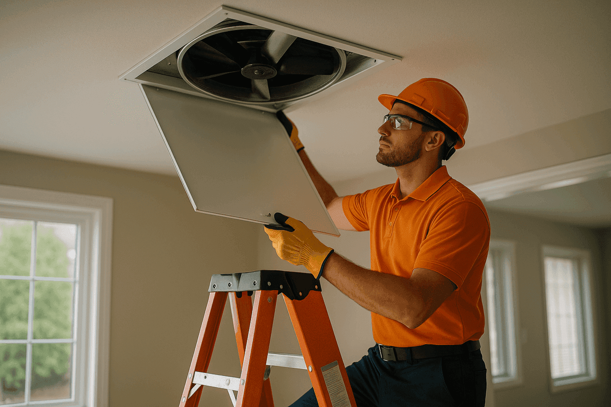 Whole-House Fans service by I.Z. Heating